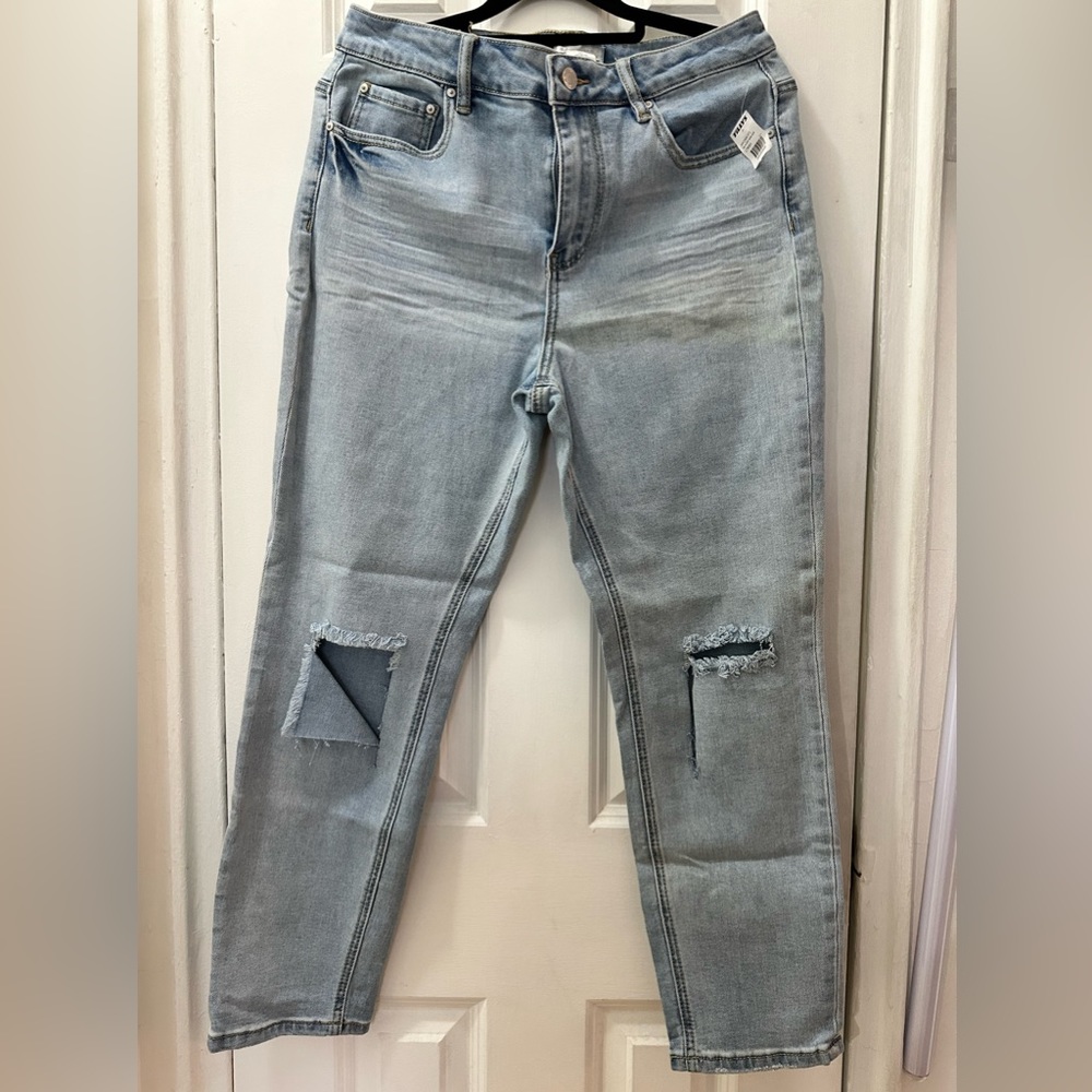 Sky and Sparrow Ripped Mom Jeans Size 13 Juniors